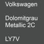 Preview: Volkswagen, Dolomitgrau Metallic 2C, LY7V.